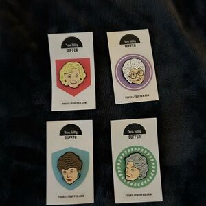 New never used with tags Golden Girl pins